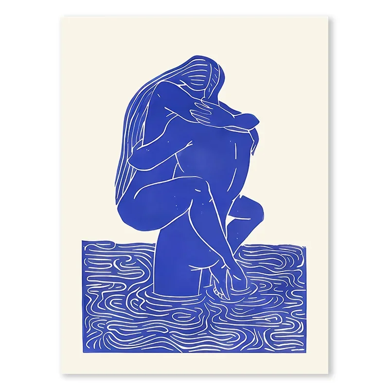 

Настенный постер DHROOM Abstract Blue