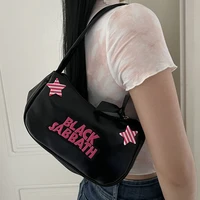 xiuya y2k shoulder bag gothic fsahion 2022 new babes handbags for women punk street rock female bags with free shipping