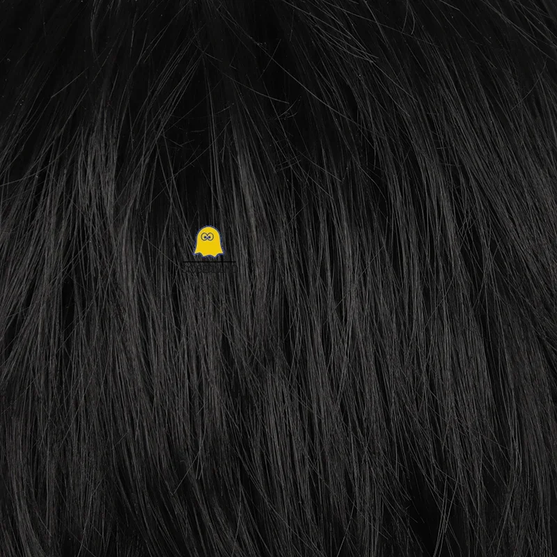 Парик для косплея Genshin Impact Wriothesley черно-серые короткие волосы серьги Фонтейн