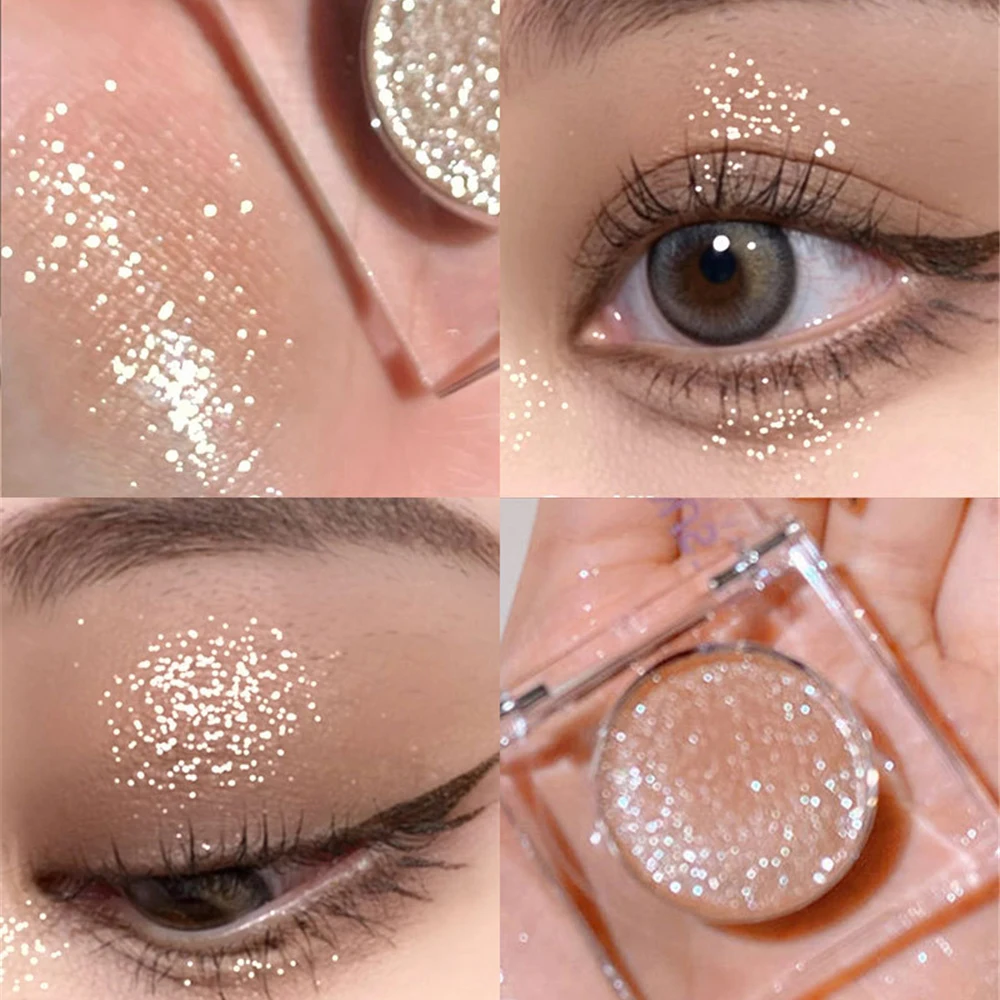 

Diamond Eye Shadow Palette Gorgeous Glitter Eyeshadow Glossy Shiny Highlighter Shadow Shimmer Cowherd Weaver Girl Eyes Makeup