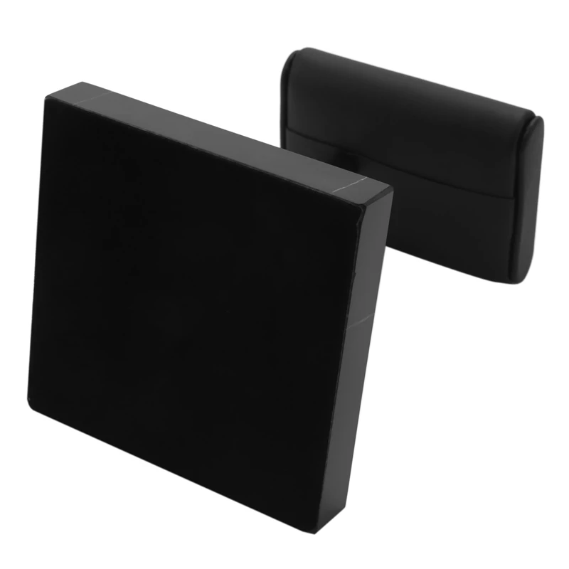 Подставка для часов подставка под мрамор из искусственной кожи черный цвет