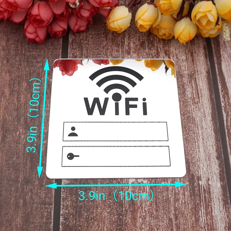 

3D зеркальные наклейки WIFI CANAMEK для вывески