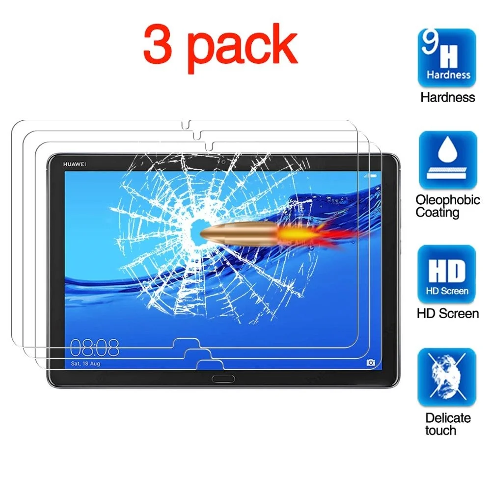 

for Huawei MediaPad M5 lite 10.1 Screen Protector, Tablet Protective Film Tempered Glass 10.1"