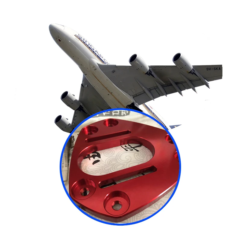 Airplane parts Aluminium Surface Anodzing Laser Cutting Brass Sandblasting Stainless Steel CNC Milling Service Surface Polishing