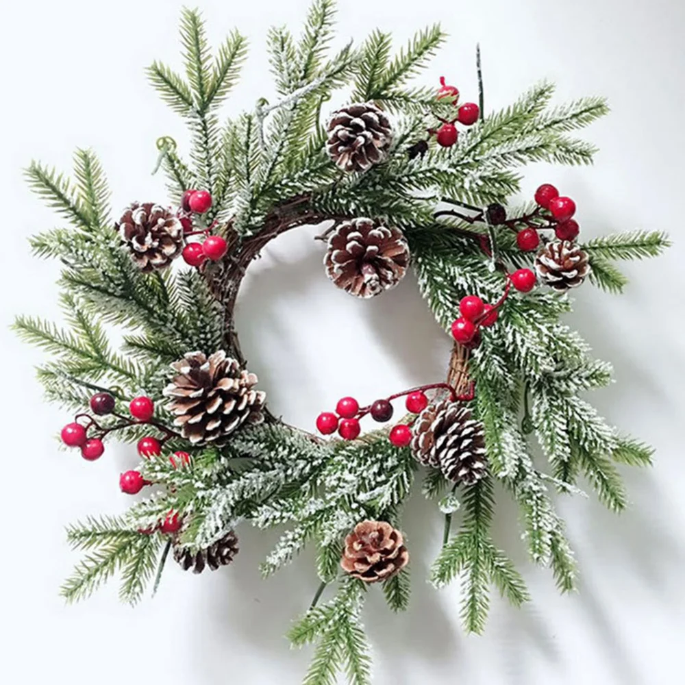 10/20/30см 3шт Ротанговое кольцо Дешевый искусственный венок с сухими растениями для домашнего украшения на свадьбу DIY цветочный гирлянда.