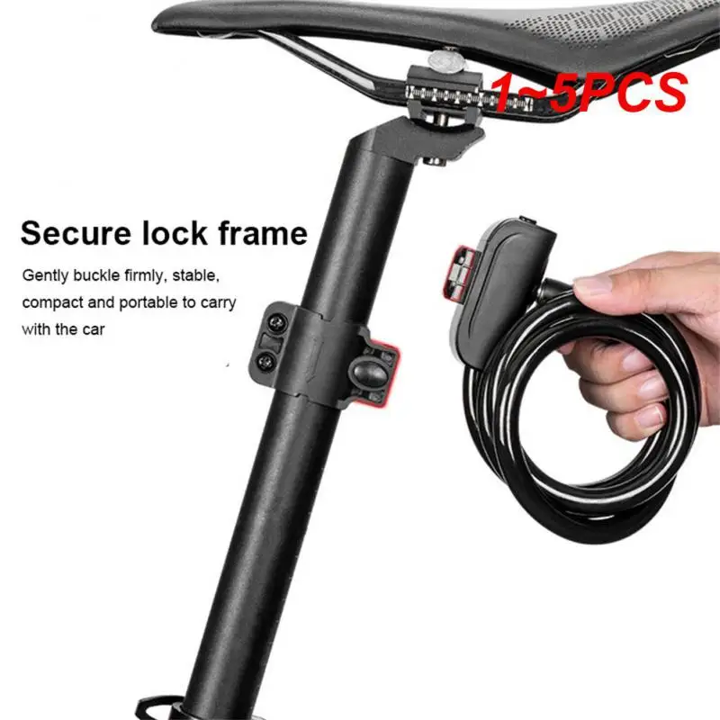 

1 ~ 5 шт. велосипедный замок, портативный Противоугонный кольцевой замок для горных и дорожных велосипедов, замок на кабель, аксессуары для мотоциклов и автомобилей