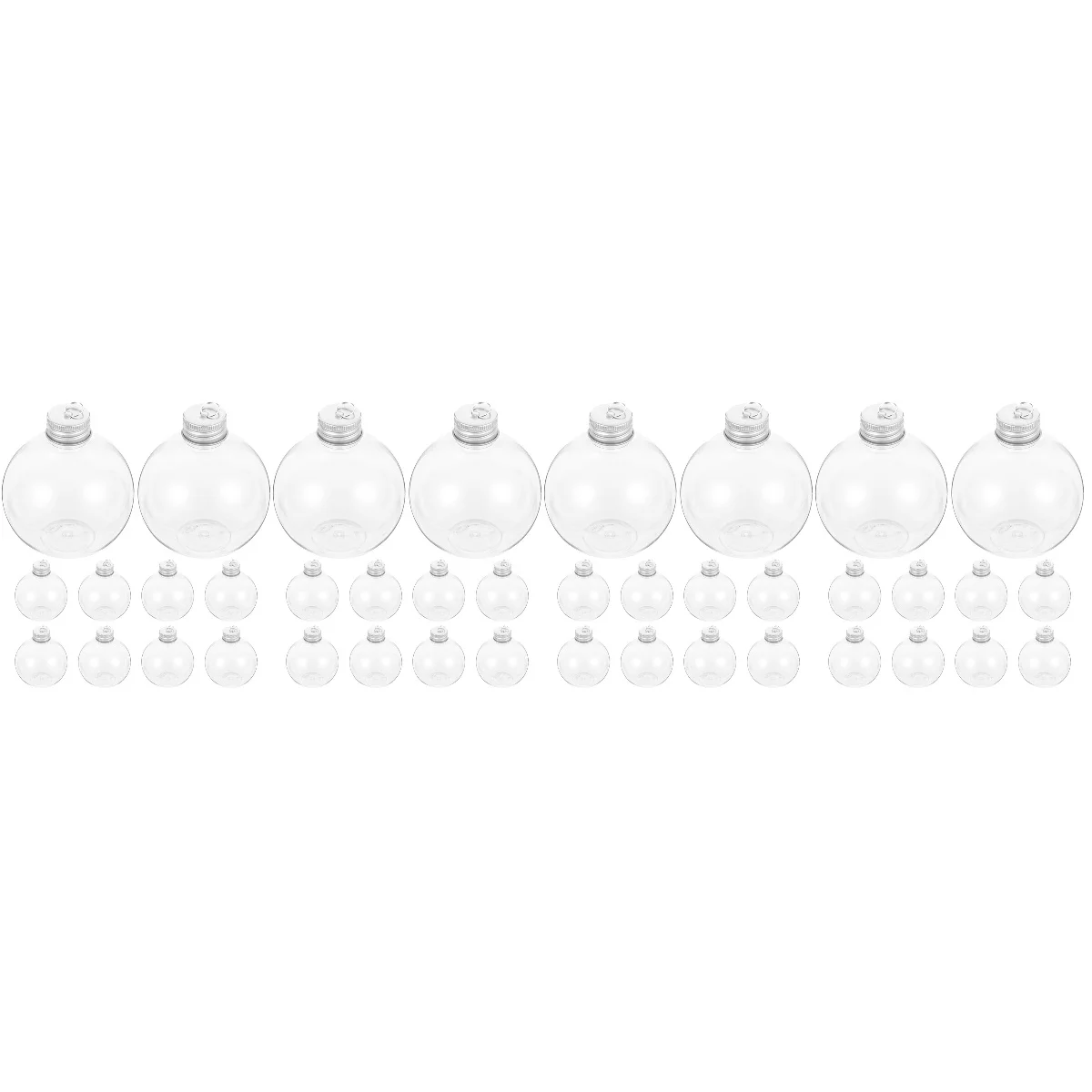 

40 Pcs Christmas Light Bulbs Candy Jar Lightweight Juice Bottles Feeding The Pet Portable