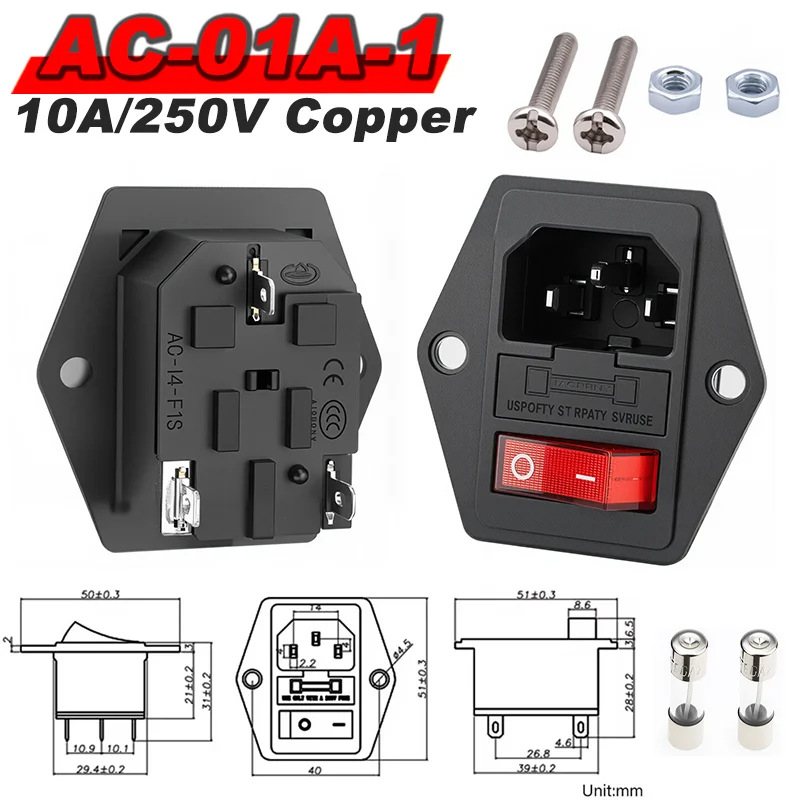 

Входная розетка IEC 320 C13 C14