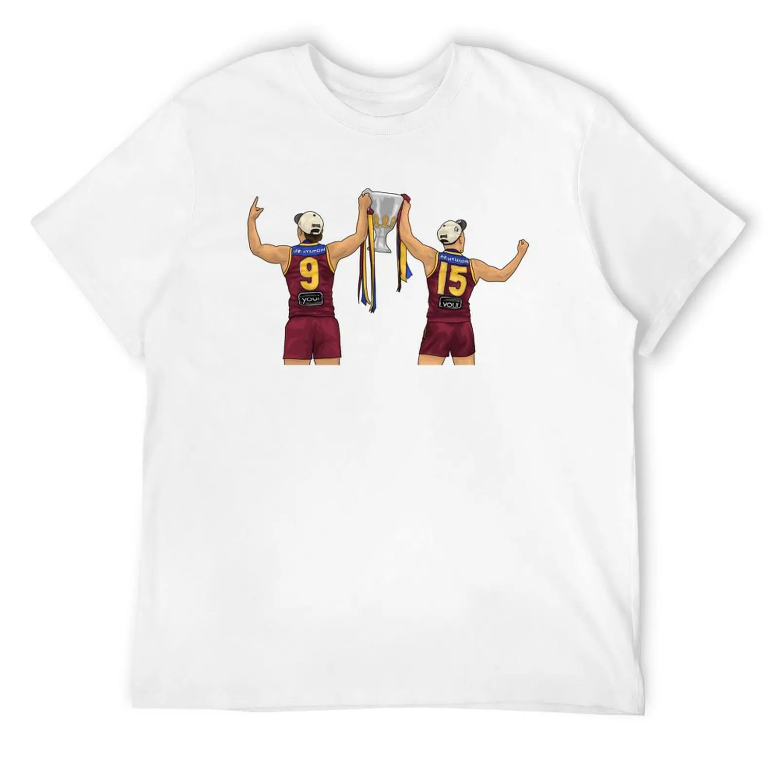 Футболка Lachie Neale &amp Dayne Zorko Premiership дешевые вещи корейские модные мужские хлопковые