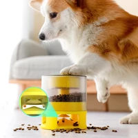 pet dog toys puzzle slow eating leaking food toys interactive training dogs automatic feeder toy dispenser feeding bowl