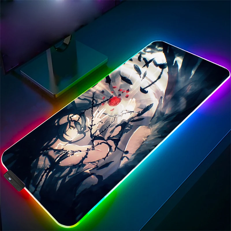 

Pc Accessories Mouse Gamer Desk Carpet Desktop Table Mat For Office Gaming Keyboard Pad Anime Mousepad Company Game Mats Deskpad