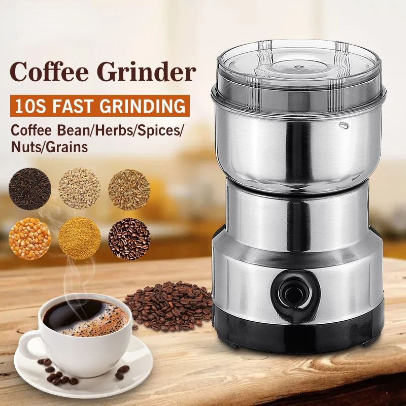 

Coffee Grinder Multifunctional Kitchen Cereal Nuts Beans Spices Grains Grinder Machine Home Coffee Grinder 220V EU Plug