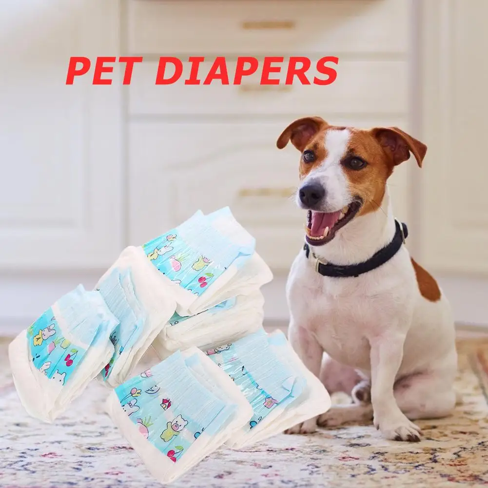 

Portable Dog Diaper Leak-proof Physiological Hygiene Pants Antibacterial Deodorant Super Absorbent Puppy Pets Supplies