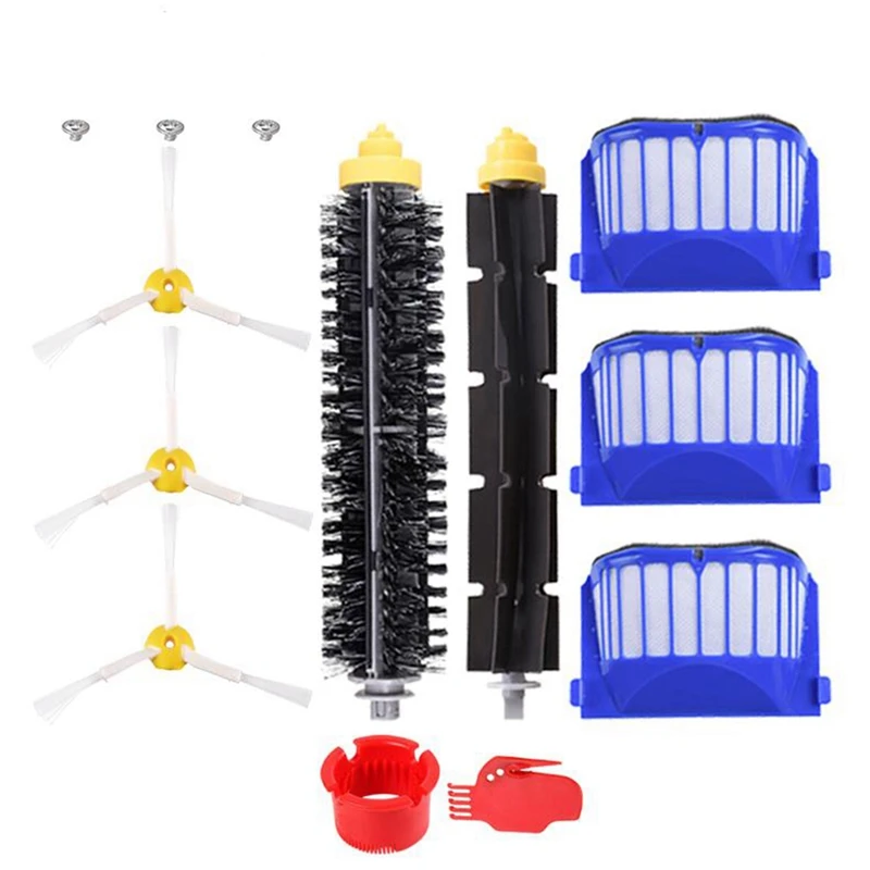 

Roller Side Brush Filter Wheel For Irobot Roomba 600 Series 606 610 620 630 650 660 675 676 Vacuum Cleaner Accessories