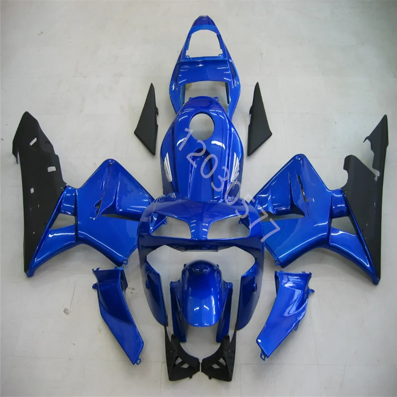 

Blue black plastic motorcycle Fairing kits fit for honda CBR600RR F5 2003 -2004 CBR600RR F5 03 -04 Injection Fairing