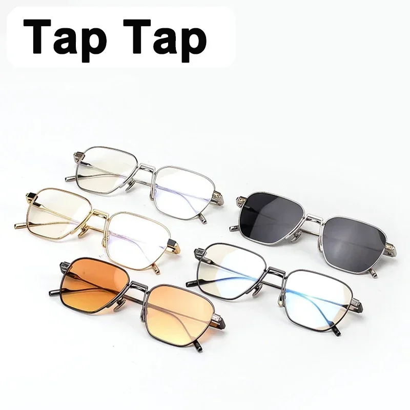 

Tap Tap GENTLE YUUMI Glasses For Men Women Optical Lenses Eyeglass Frames Eyewear Transparent Blue Anti Light Luxury Brand Monst