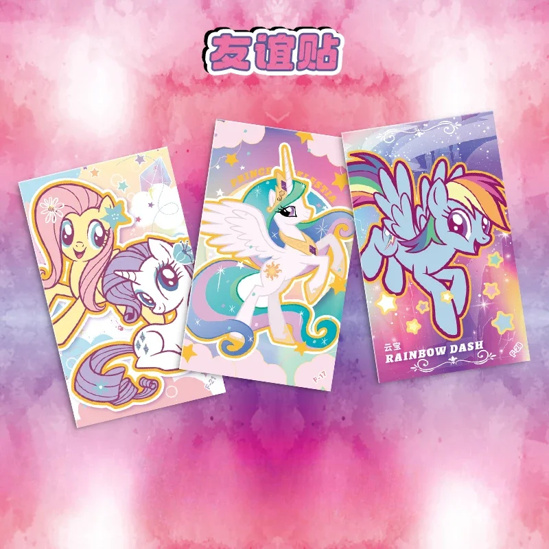 Hasbro My Little Pony милая вечерние коллекция наклеек периферийные карты игрушки для