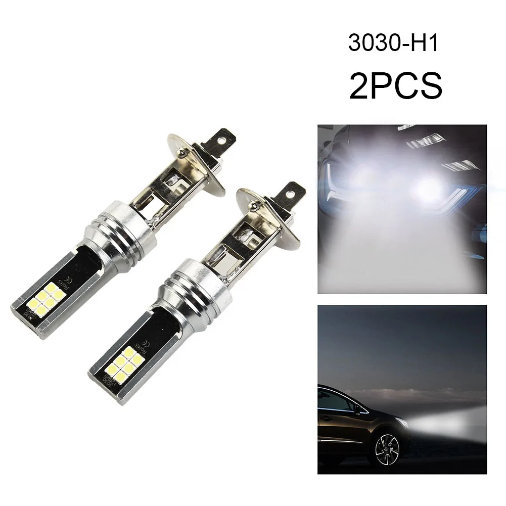 

LED Lights Bulbs H1 Headlight High/Low Beam Kits Metal Super White Universal Waterproof White 2 Bulbs 2pcs/Set