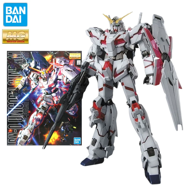 Mg Series 1/100 Rx-0 Unicorn Gundam Anime Action Figure Toys