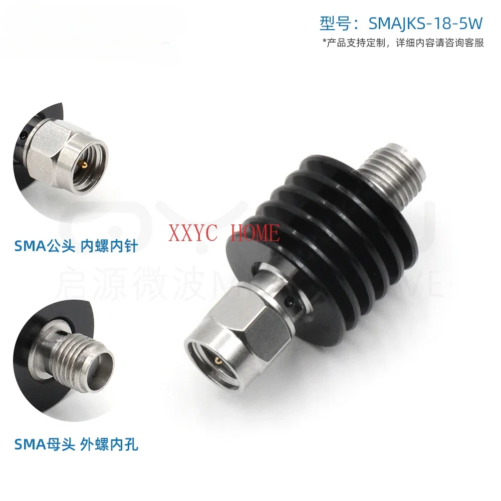 1-40 дБ 18 ГГц головка затухания SMA на гнездо 50 Ом 5 Вт радиочастотный сигнал с