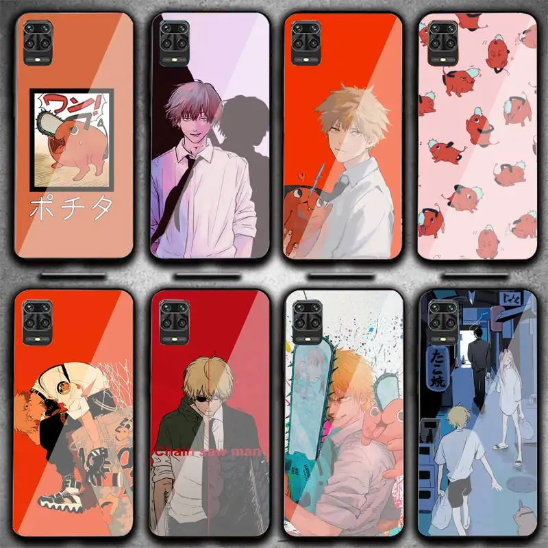

Chainsaw Man I Wanna Feel Some Tits Phone Case Phone Case For Xiaomi6 8SE X2S NOTE3 Redmi4 5 6 Plus Not 7 Tempered Glass Shell