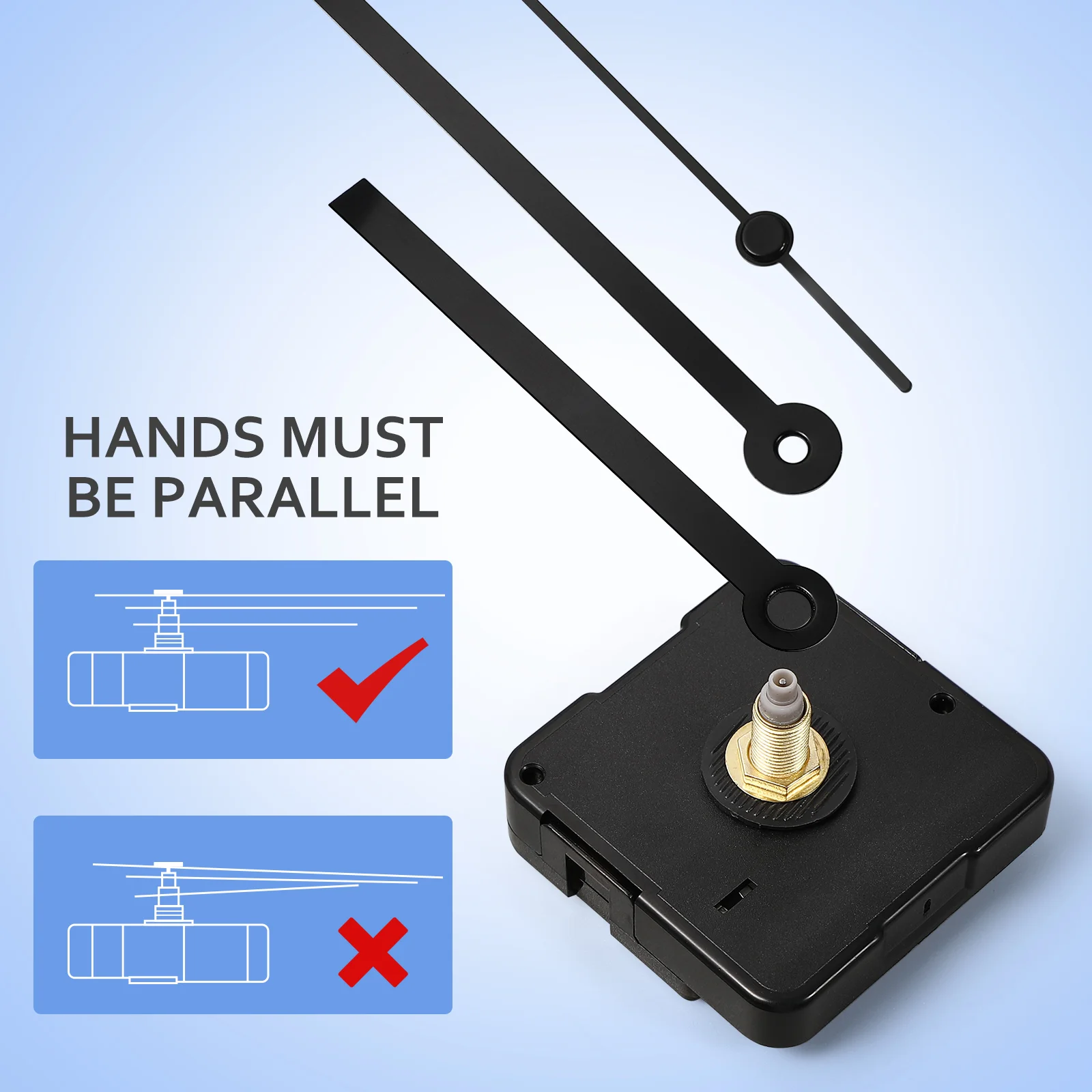 Настенные часы комплект цифровых деталей сменный механизм стрелок с двигателем