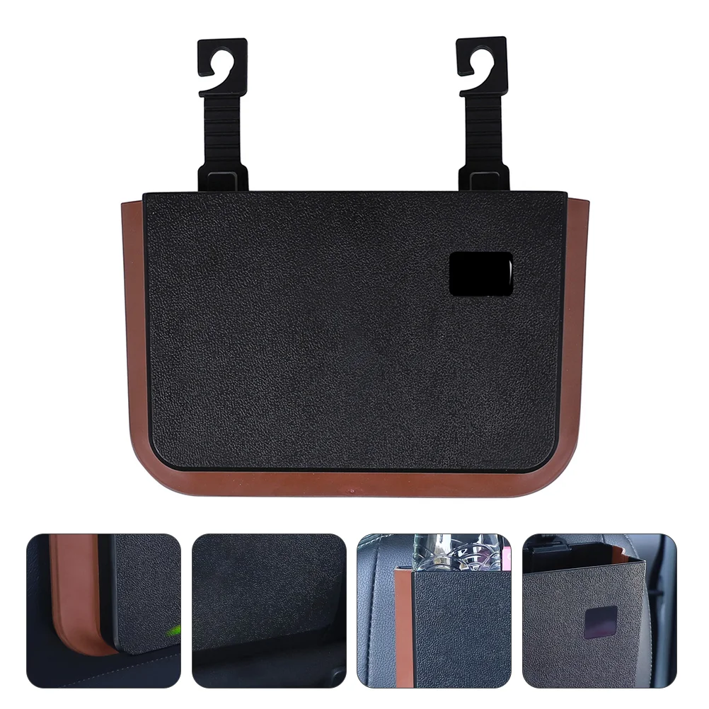 

1Pc Car Garbage Can Practical Durable Hanging Container Trash Bin Vehicle Supply