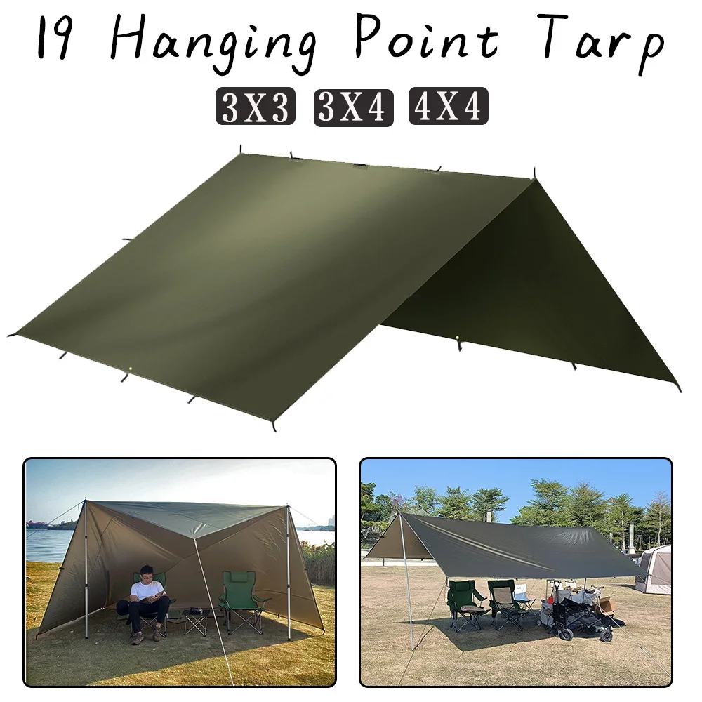 Outdoor Backpacking Waterproof Camping Awning Sunshade