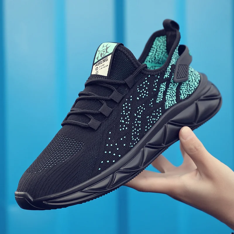 Мужские кроссовки для тенниса беговые Легкая удобная прогулочная обувь сетчатые