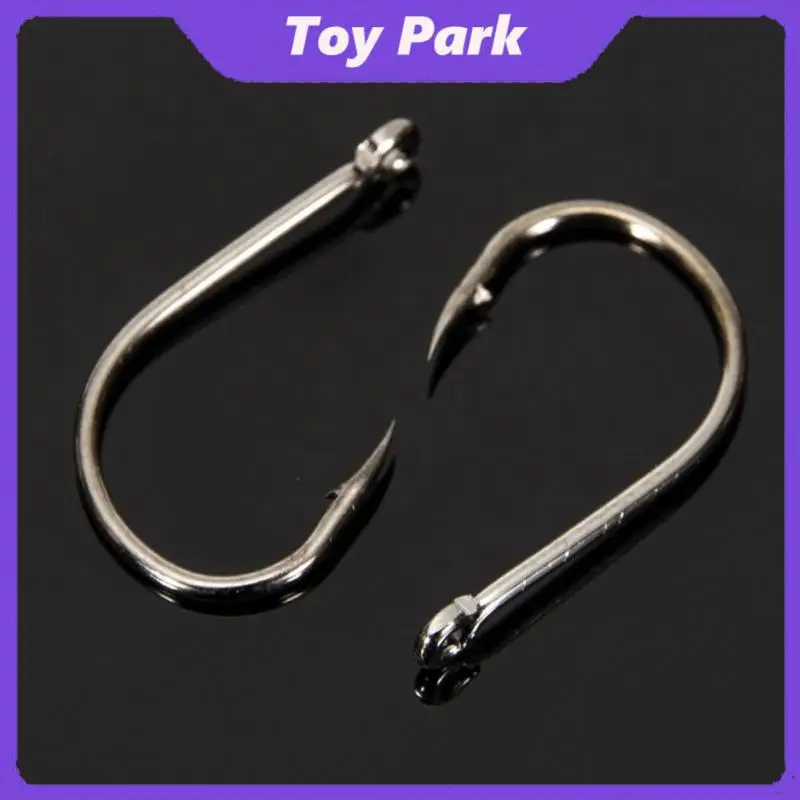 

Sharp Drip-shot Fishing Hooks With Ring 50pcs Fish Hook High Carbon Steel Fishing Accessories Fishing Gear Ordinary Hook