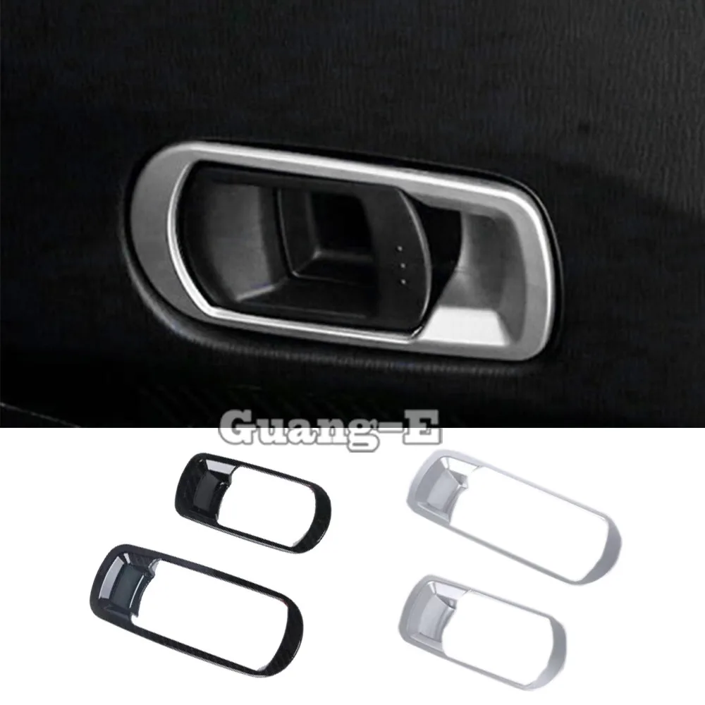 

Car Carbon Fibre Rear Back Seat Handle Frame Button Switch Trim Part 2pcs For Mazda CX-5 CX5 2nd Gen 2017 2018 2019 2020 2021