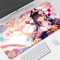 japanese anime girls mouse pad gaming xl hd home computer mousepad xxl desk mats anti slip natural rubber soft pc mice pad