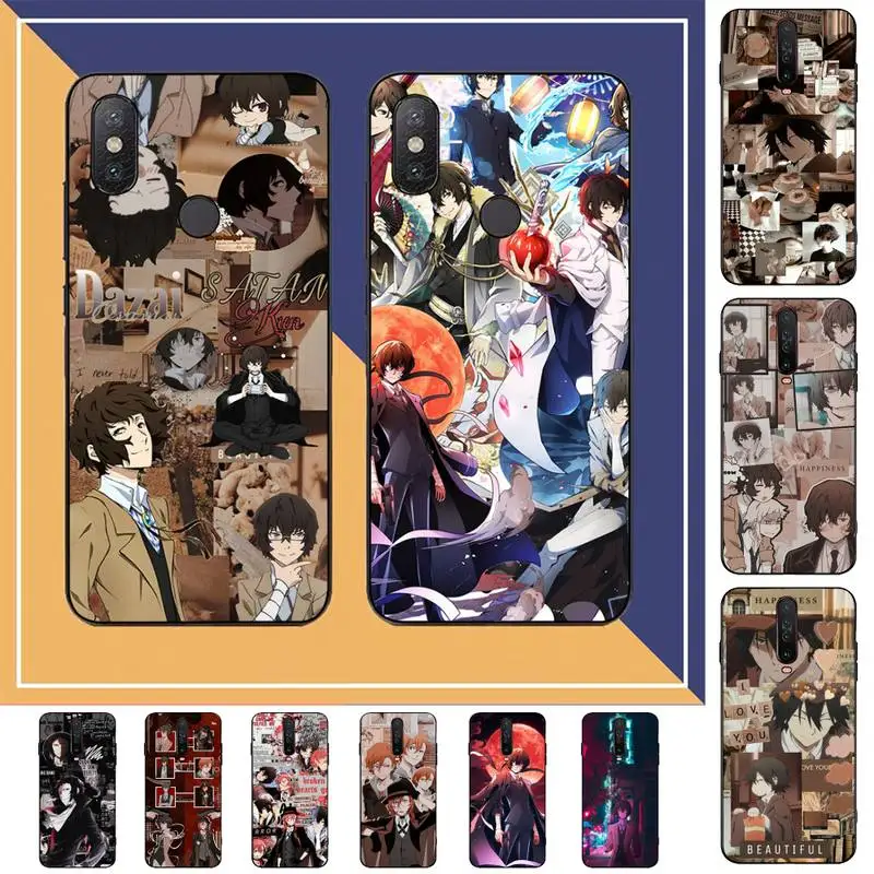 

Japan Anime Bungou Stray Dogs Dazai Osamu Phone Case for Redmi Note 8 7 9 4 6 pro max T X 5A 3 10 lite pro