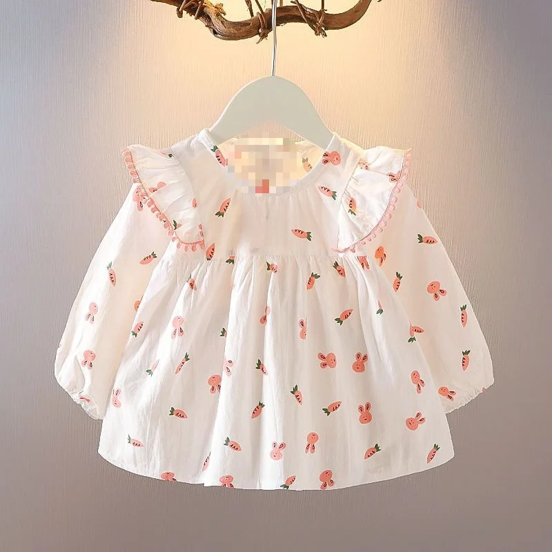 Girls' Autumn Outwear 2022 New Fashionable Children's Top Girls' Little Kids' Korean Princess Little Girls' Clothes