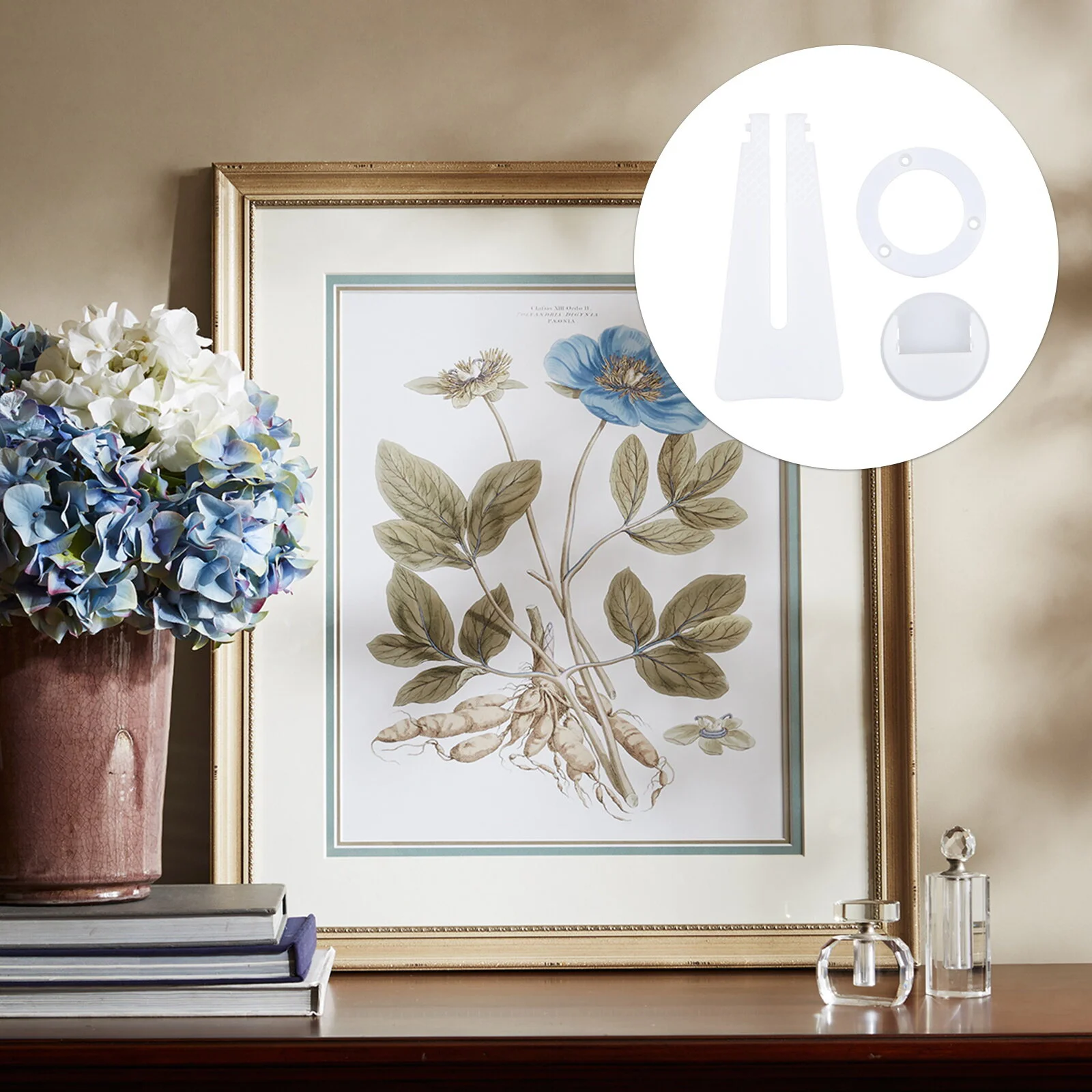 

Accessories Photo Frame Supports Tabletop Holders Rotating Brackets Plastic Display Racks