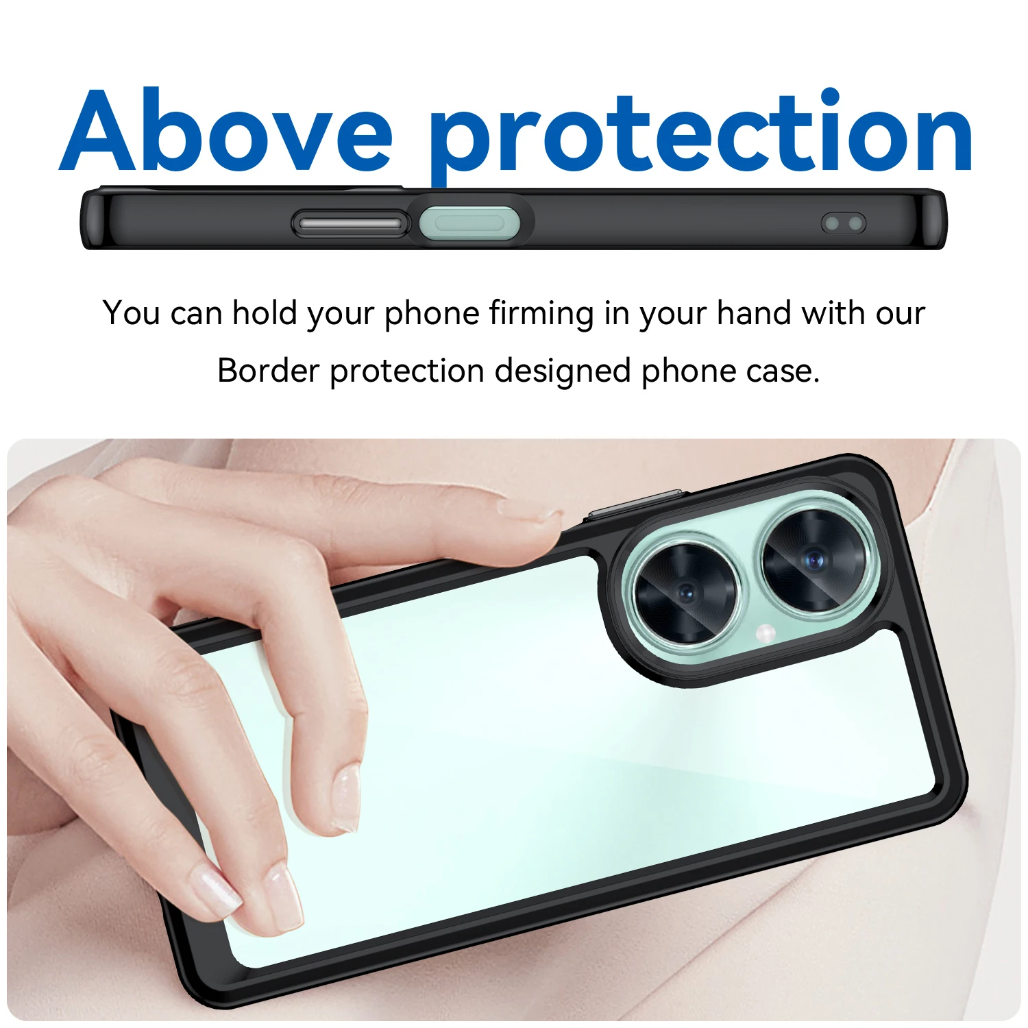 For Huawei Nova 11i Clear Case Nova 11i 11 Pro Cover Coque Fundas Hard Translucent Soft Frame Phone Bumper For Huawei Nova 11i