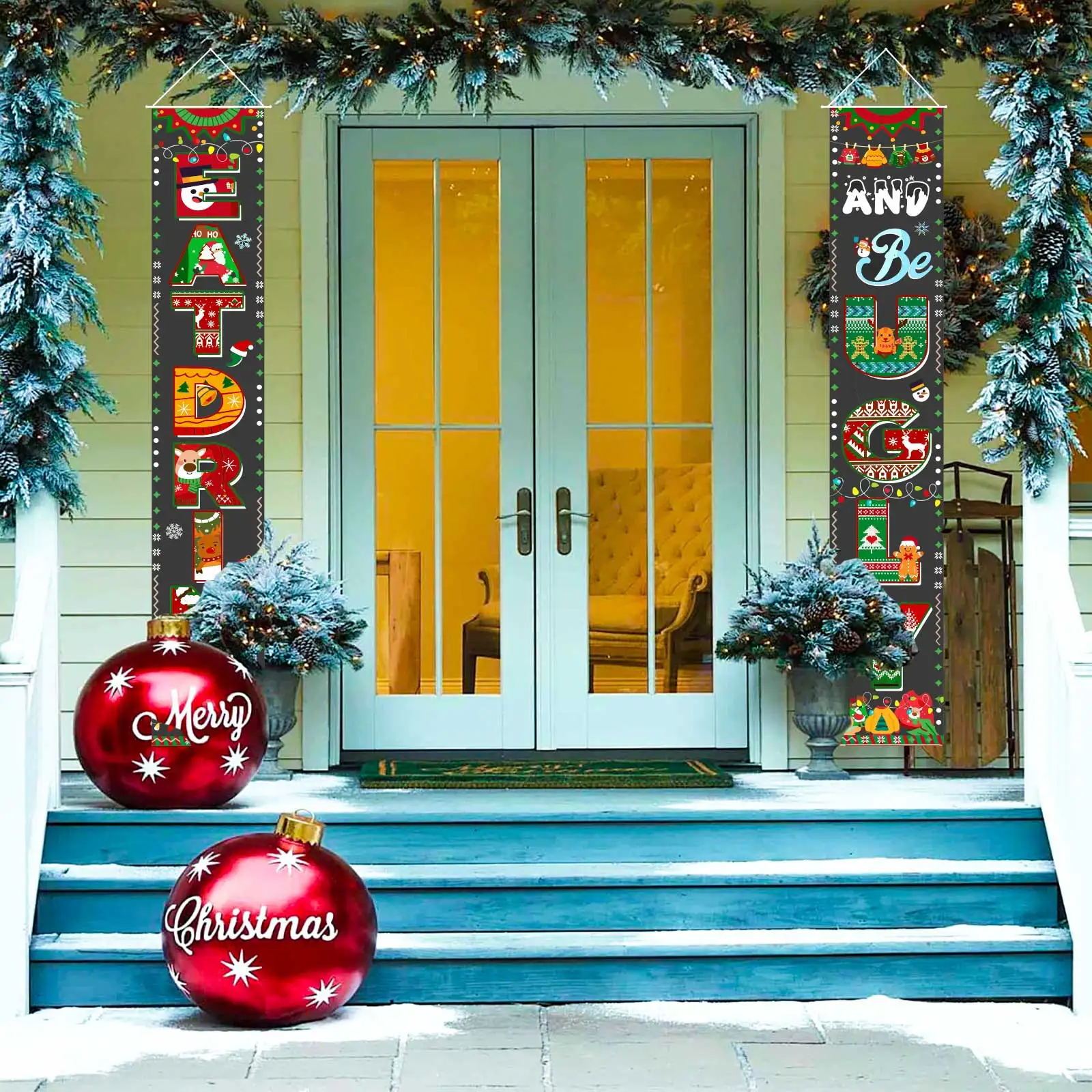 Уродливый Рождественский свитер украшения съесть напиток и быть уродливым