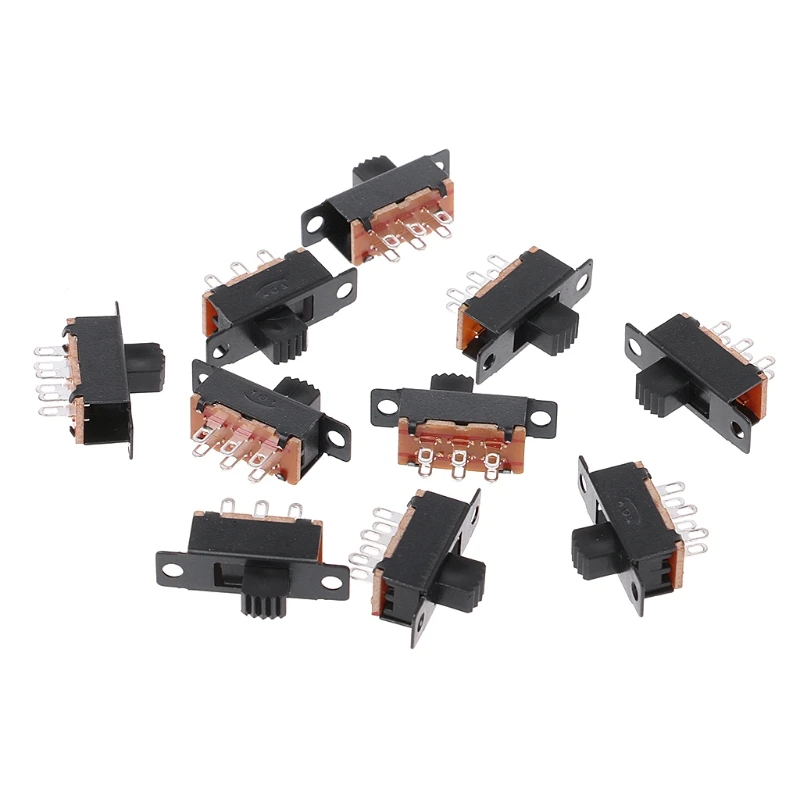 10 шт. SS22F32 6 контактов 2 позиции DPDT мини-ползунковый переключатель
