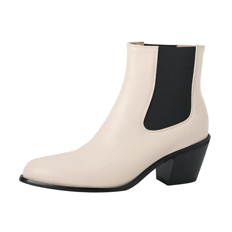 

Pointy Boot Women's Rubber Shoes Rain Winter Footwear Round Toe Chelsea Pointe 2022 Ankle Large Size Autumn Ladies Low Lace-Up