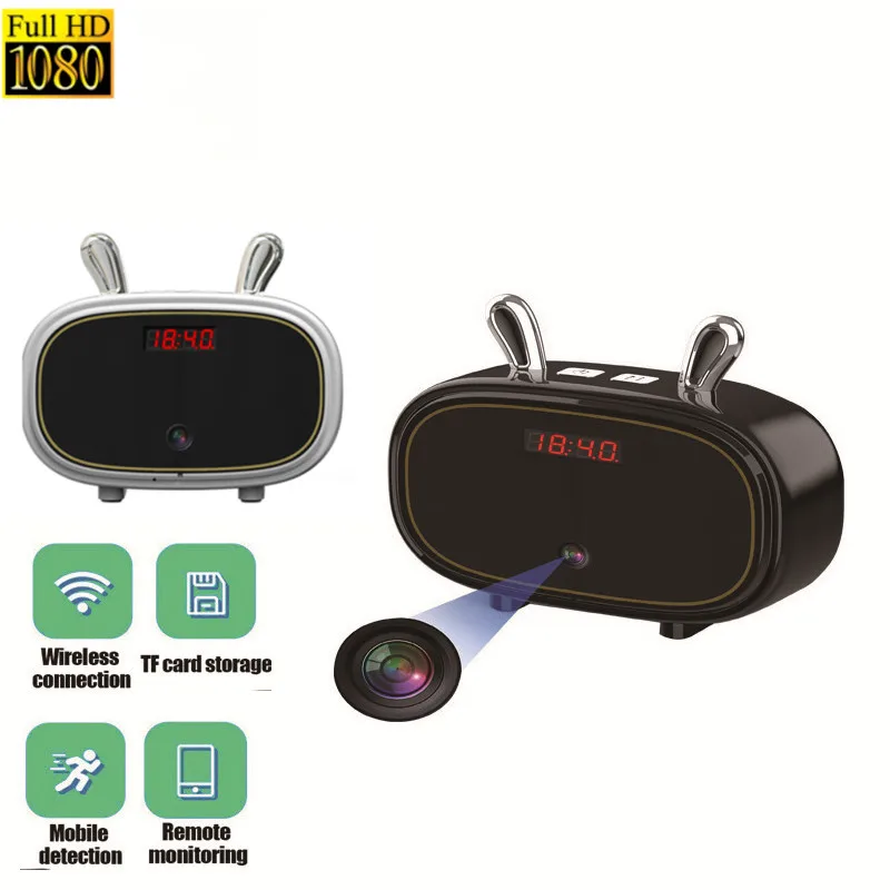 

HD 720P Mini Clock Camera Wireless WiFi ip cam Home Security Surveillance Camcorder Night Vision Motion Detection Video Recorder
