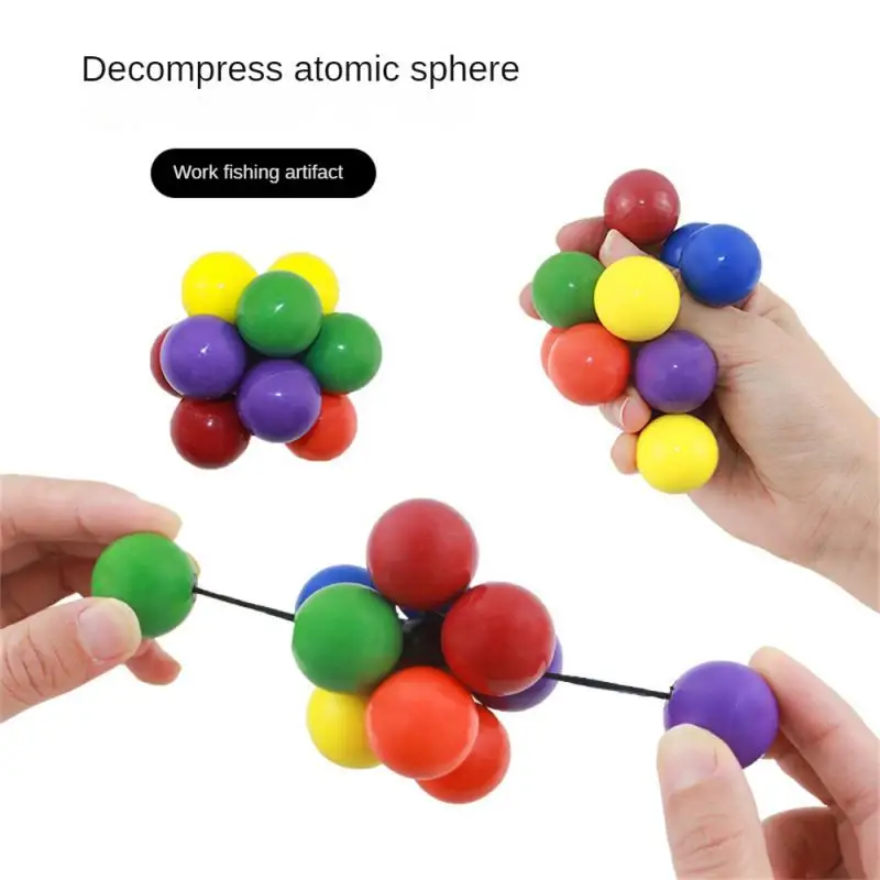 

Autism Exercises Massage Balls Atomic Ball Educational Anti-stress Squeeze Toy Ball Atomic Fidget Ball