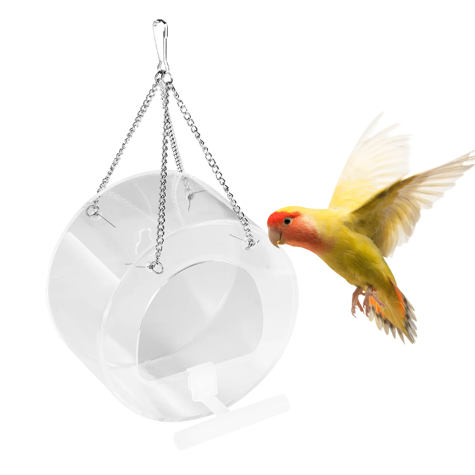 

Арахис для уличной подвесной кормушки с прозрачным обзором, пластиковая станция для наблюдения за садом и двором, водостойкая кормушка для птиц