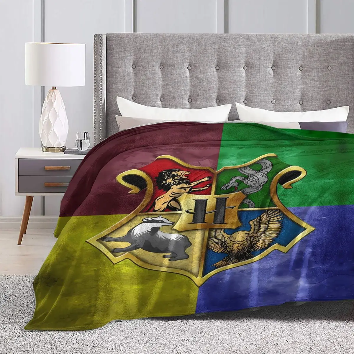 Теплое одеяло для путешествий Harrys Potters фланелевое покрывало дивана-кровати