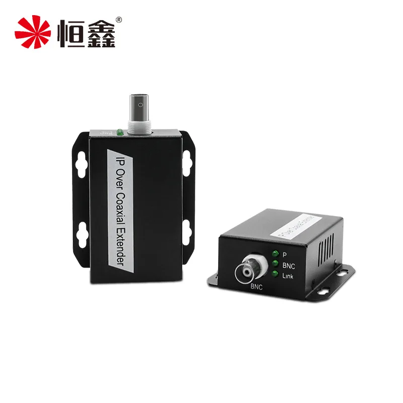 IP Network  to Coaxial Extender Transfer from Net Cable Transmission to Coax Line 500M Ethernet Converter for CCTV enlarge