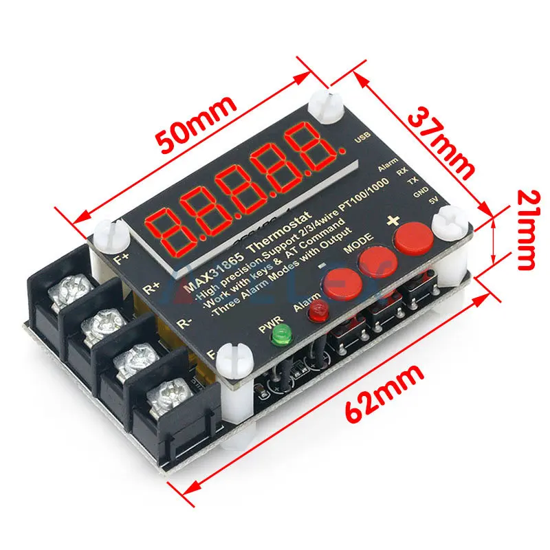 Модуль измерения температуры MAX31865 высокоточный хост-компьютер PT100 PT1000 с