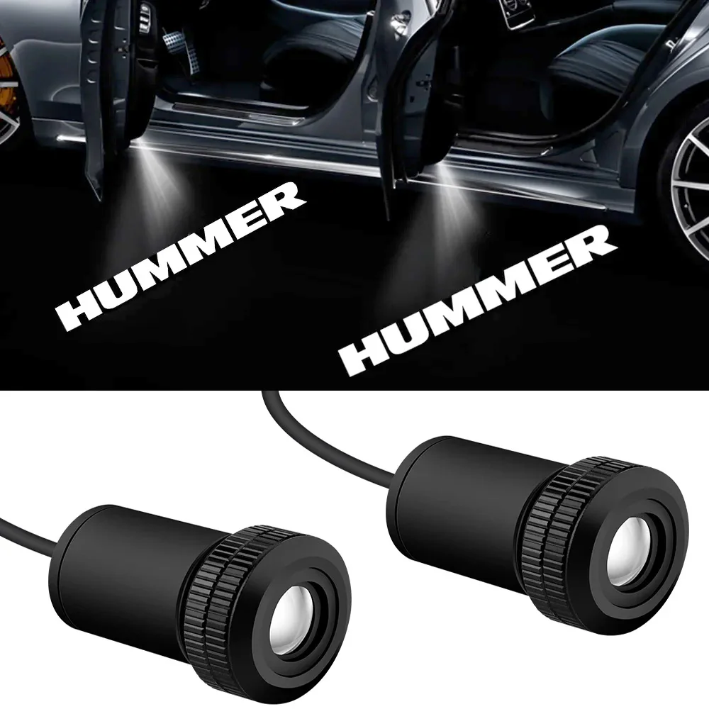 

Лазерная Проекция Логотипа HUMMER На Дверь Автомобиля, Светодиодная Лампа Для HUMMER HX H3 H2 H1, Декор Для Тюнинга Автомобиля