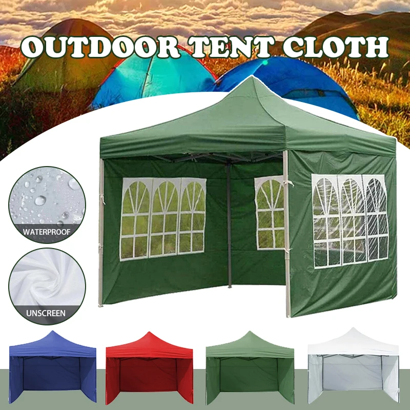 

Translucent Waterproof Folding Frameless Fabric Awning Oxford Party Camping BBQ Wedding Outdoor Gazebo Marquee Tarp 2023