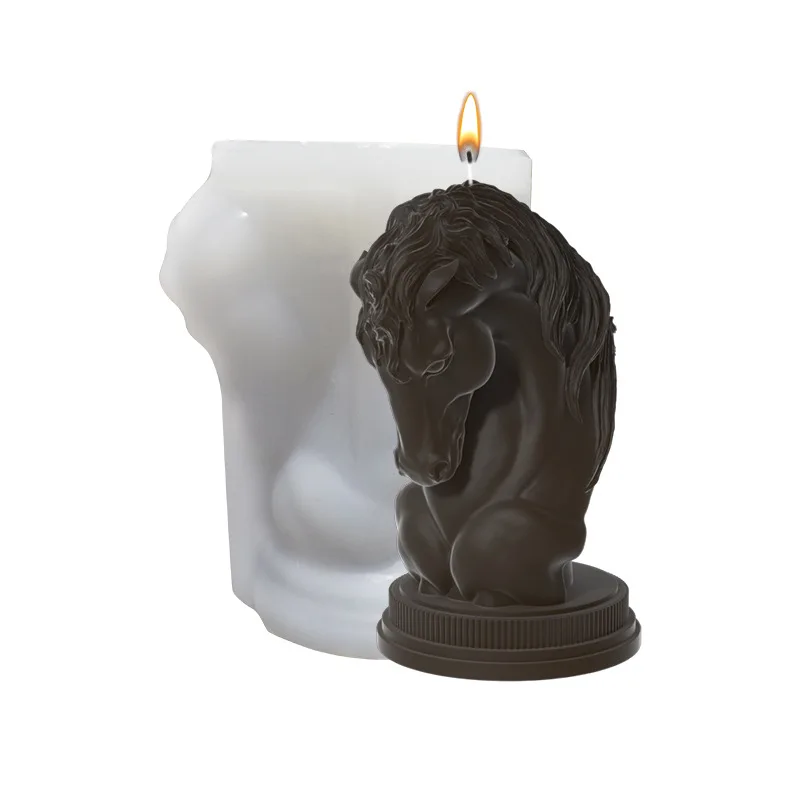 Симпатичная силиконовая форма для свечей ручной работы пластырь мыла эпоксидной