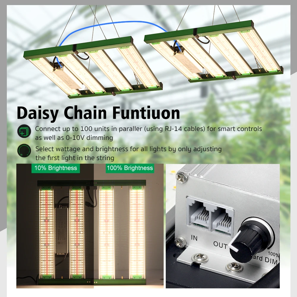 Лампа светодиодная полного спектра для выращивания растений 320 Вт LM3030