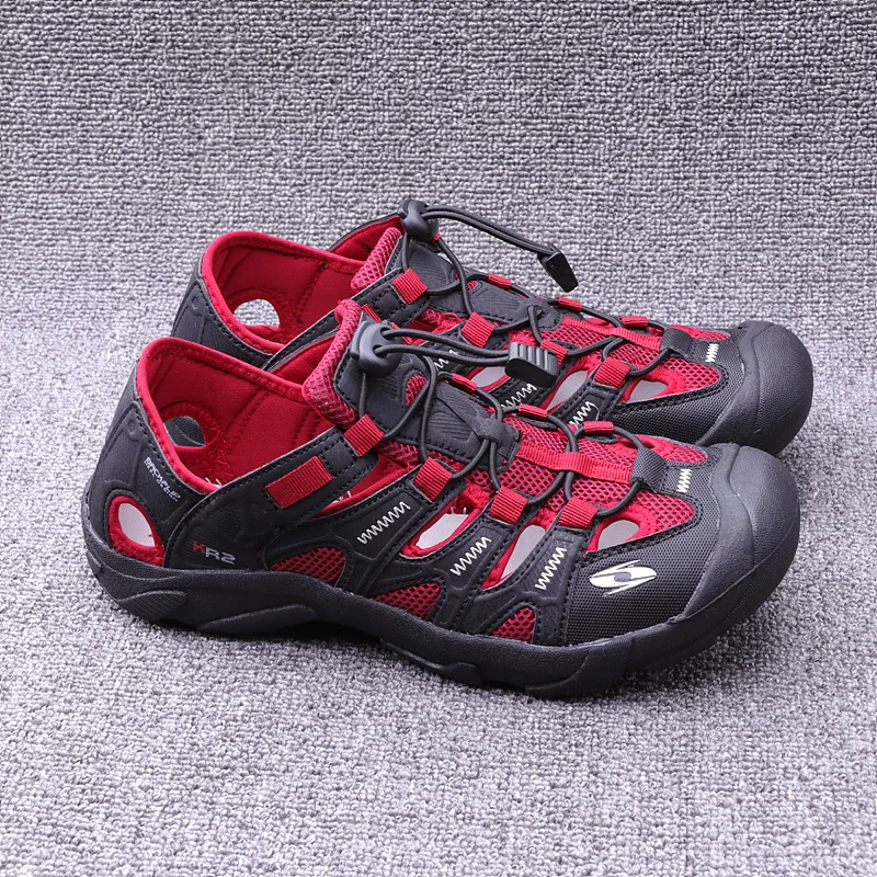 

Mens breathable hiking sandals men`s anti-slip beach sandals summer outdoor shockproof upstream wading beach shoes